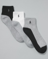 Keep your feet comfortable at the gym with these athletic socks from Ralph Lauren.