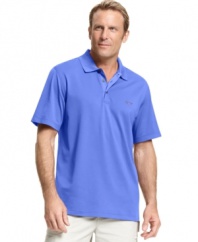 This polo by Greg Norman for Tasso Elba not only showcases your sense of style but also supports your skills out the course.