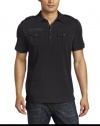 Marc Ecko Cut & Sew Men's Solid Military Polo