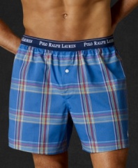 Classically styled, this boxer offers everyday comfort, made of the finest 100% rungspun cotton.
