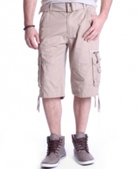 Your warm-weather mainstay. These casual cargos from Royal Premium Denim are ready to rock.