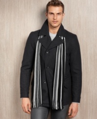 This is the perfect go-with-anything Buffalo David Bitton coat you've been looking for.
