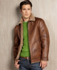 Introduce retro to your cool-weather wear for unforgettable style in this jacket from Buffalo David Bitton.