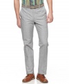 Spruce up your spring style with these chinos from Sons of Intrigue in a classic plaid pattern.