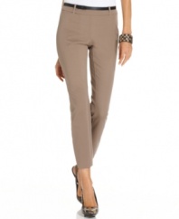Sophisticated ankle-length pants from Alfani define casual chic with their sleek, skinny leg. Show off statement pumps or wear with simple accessories for classic style.