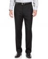 Round out your dress wardrobe with classic black pants from Lauren by Ralph Lauren.