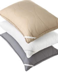 In true Calvin Klein style, this Random Wave pillow offers a sophisticated look for your room while maintaining a comfy and cozy feel for a restful night's sleep. Features a quilted wave pattern, hypoallergenic construction and the Calvin Klein signature linen label. Comes in three modern hues.