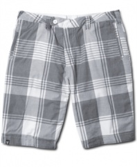 Wear 'em any way you like 'em. These reversible shorts from Univibe double your options.