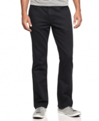 When it comes to hip, city style these over-dyed jeans from Kenneth Cole upgrade your cool, casual look.
