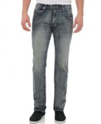 With an allover chilled-out style, these jeans from Buffalo David Bitton are just right to hit the weekend.