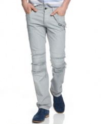 These frayed jeans from INC International Concepts have a downtown edge on the competition.