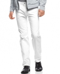 White washed. These jeans from Hugo Boss Black are a white hot summer look.