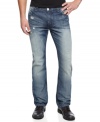 Accent your hip urban style with these slim-fit jeans from INC.