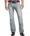 With hip vintage wear, these jeans from INC International Concepts are anything but regular.