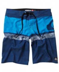It's a shore thing. These board shorts from Quiksilver are ready to shred all summer long.