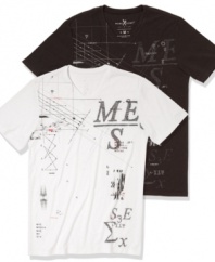 Get penthouse style with these skyscraper graphic t-shirts from Marc Ecko Cut & Sew.