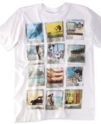 Capture cool casual style with this graphic t-shirt from Bar III.