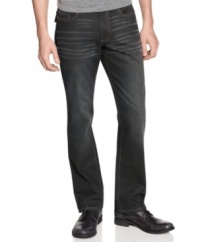 Temper your weekend wardrobe with your new standard: dark-wash jeans from Kenneth Cole Reaction.