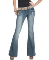 Do denim with flare in this bellbottom style from Dollhouse – a trend-right addition to your collection of jeans!
