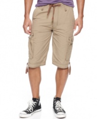 Long on style. These cargo shorts from Wear First are perfect for your seasonal style.