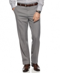 Grab professional polish from Tasso Elba -- these pants are perfect for your on-the-clock rotation.