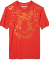 Step out in suave casual style with this appealing graphic t-shirt from Sean John.