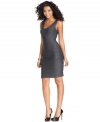 Dazzle on your next date night with this flattering fitted dress from NY Collection.
