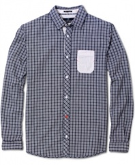 With a cool checked pattern, this shirt from Buffalo David Bitton will quickly become your weekend warrior.