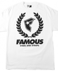 Your casual style will be well-known with this graphic t-shirt from Famous Stars & Straps.