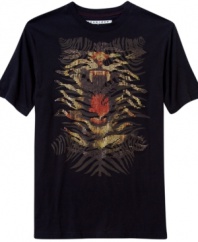 Heed the call of the wild with this bold graphic t-shirt from Sean John.