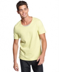Doubling down isn't a gamble with these faux two-layer t-shirt from Calvin Klein. (Clearance)