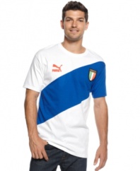 Show off. Take your support to the next level with this country badge t-shirt from Puma.