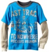 Industry 9 Boys 8-20 Fast Track Tee, Blue, Small