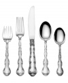 Beautiful curling scrolls accentuate the undulating shape of Gorham's Strasbourg flatware pattern. In radiant sterling silver, this sophisticated set pays homage to an ancient French city and ensures a truly awe-inspiring formal table.