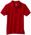 Izod Kids Boys 8-20 Short Sleeve Solid Polo, Red, X-Large/Regular