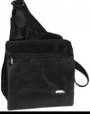Travelon Large Messenger-Style Shoulder Bag, Black, One Size