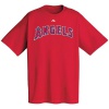 Los Angeles Angels Official Wordmark Short Sleeve T-Shirt, Red