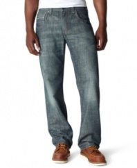 Kick back and relax. These Levi's loose fit jeans make casual style comfortable.