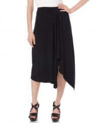 A major statement skirt with delicate draping, from MICHAEL Michael Kors. Try it with everything from sandals to ankle booties for an edgier look!