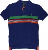 Polo Ralph Lauren Classic-Fit Striped Mesh Polo (3/3T, Blue Streak)