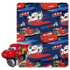 Disney, Cars 2, Acceleration 40-Inch-by-50-Inch Fleece Blanket with Character Pillow by The Northwest Company