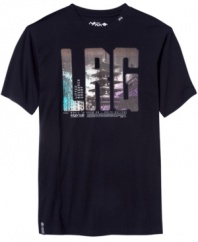 Go beyond just the basic for your casual wear with this graphic t-shirt from LRG.
