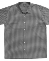 Wear this O'Neill short-sleeved shirt alone or layer it for easy, simple style.
