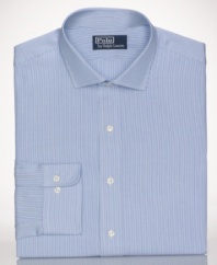Always a crisp classic, this striped shirt from Polo Ralph Lauren brings heritage style to your work wardrobe.