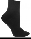 Black Ankle Socks 3 Pack | Womens Diabetic Socks | Seamless Toe | Sugar Free Sox