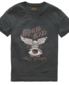 Give yourself a new nickname (or try anyway) in this Eagle Eye graphic tee from Lucky Brand Jeans.