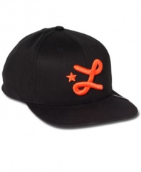 Top off your casual look with a streetwise take on a sporty style-this baseball cap from LRG.