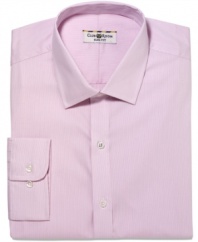 Wake up your work wardrobe with this fresh punch of this checked Club Room dress shirt.