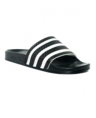 Post-gym or pre-pool, these staple slide men's sandals from adidas keep you comfortable and cool with every step.
