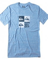 A bold graphic will make this graphic tee shirt from Quiksilver one of the first picks for your weekend look.